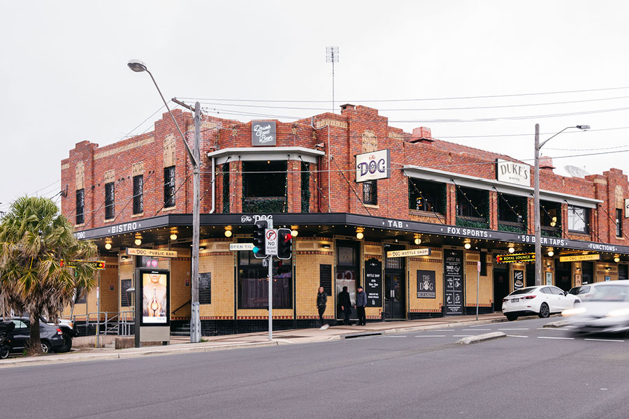 The DOG Hotel Randwick gluten-free friendly pub dining