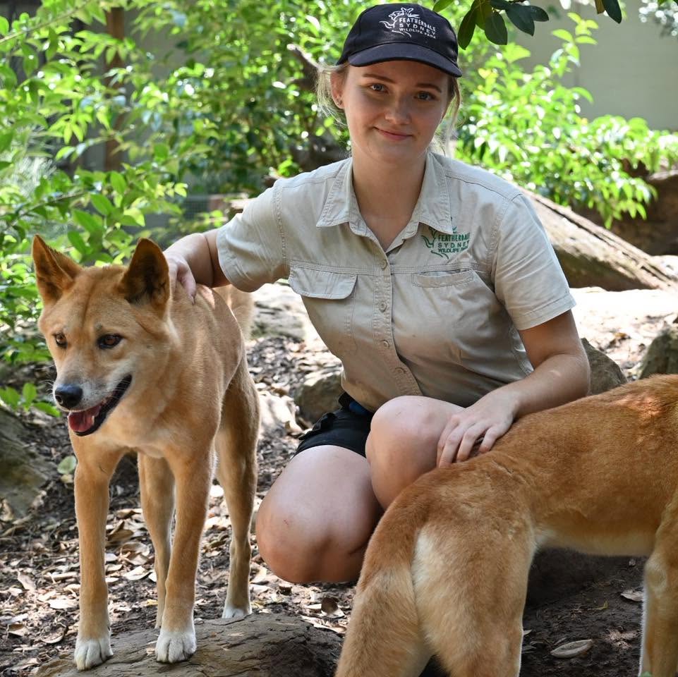 Family visiting Featherdale Sydney Wildlife Park