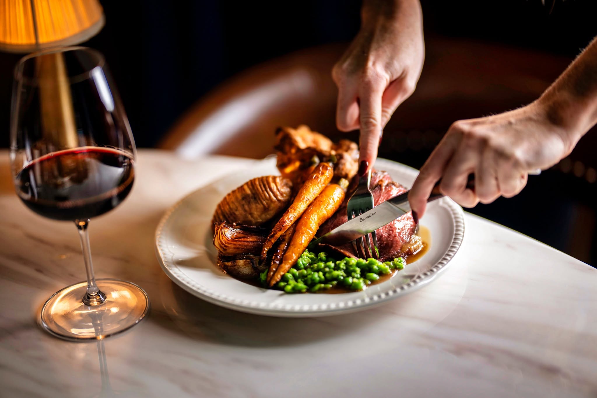 The Cut Bar and Grill Sunday roast The Rocks