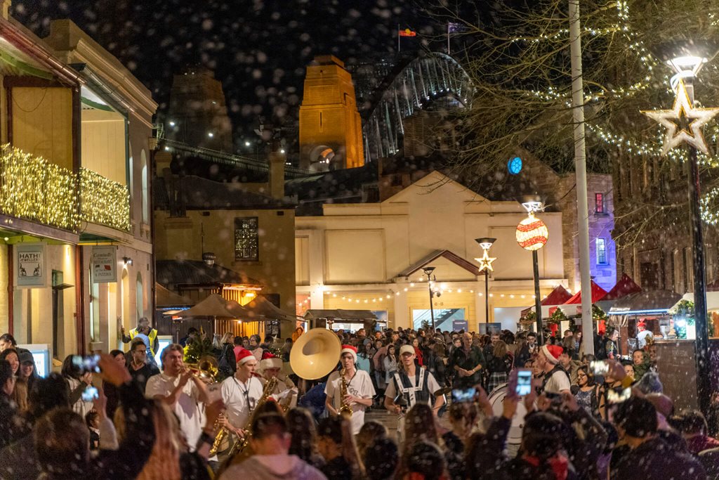 Christmas in July Festival at The Rocks Sydney