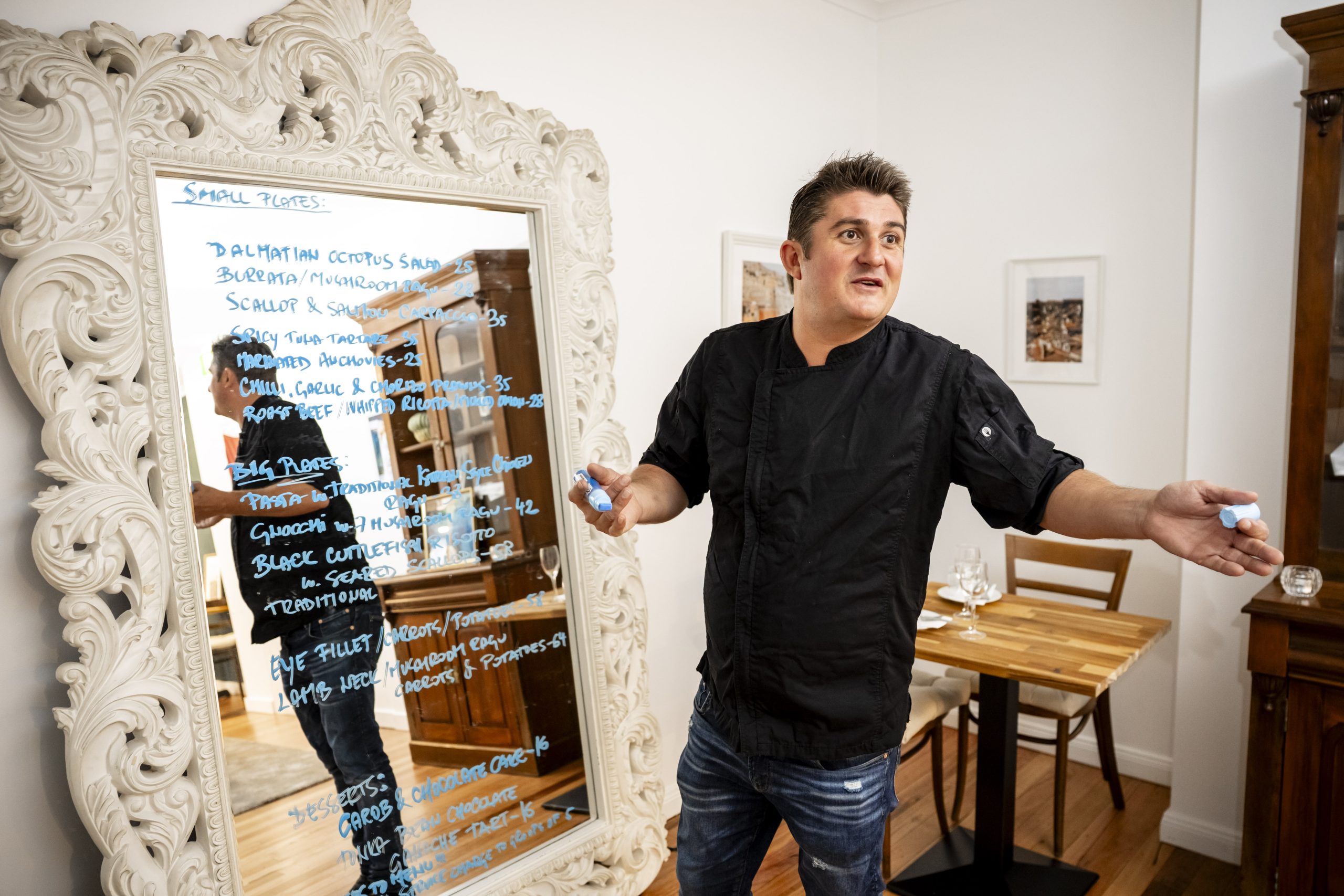 Chef Vedran Perojevic at St Blaise Matraville