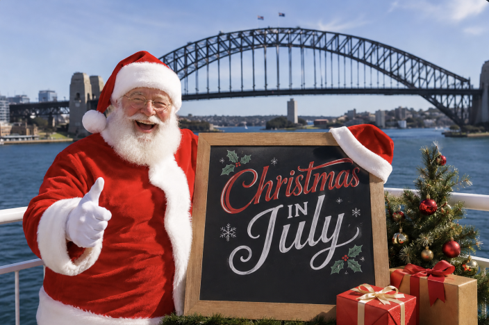Sydney Princess Cruises Christmas in July