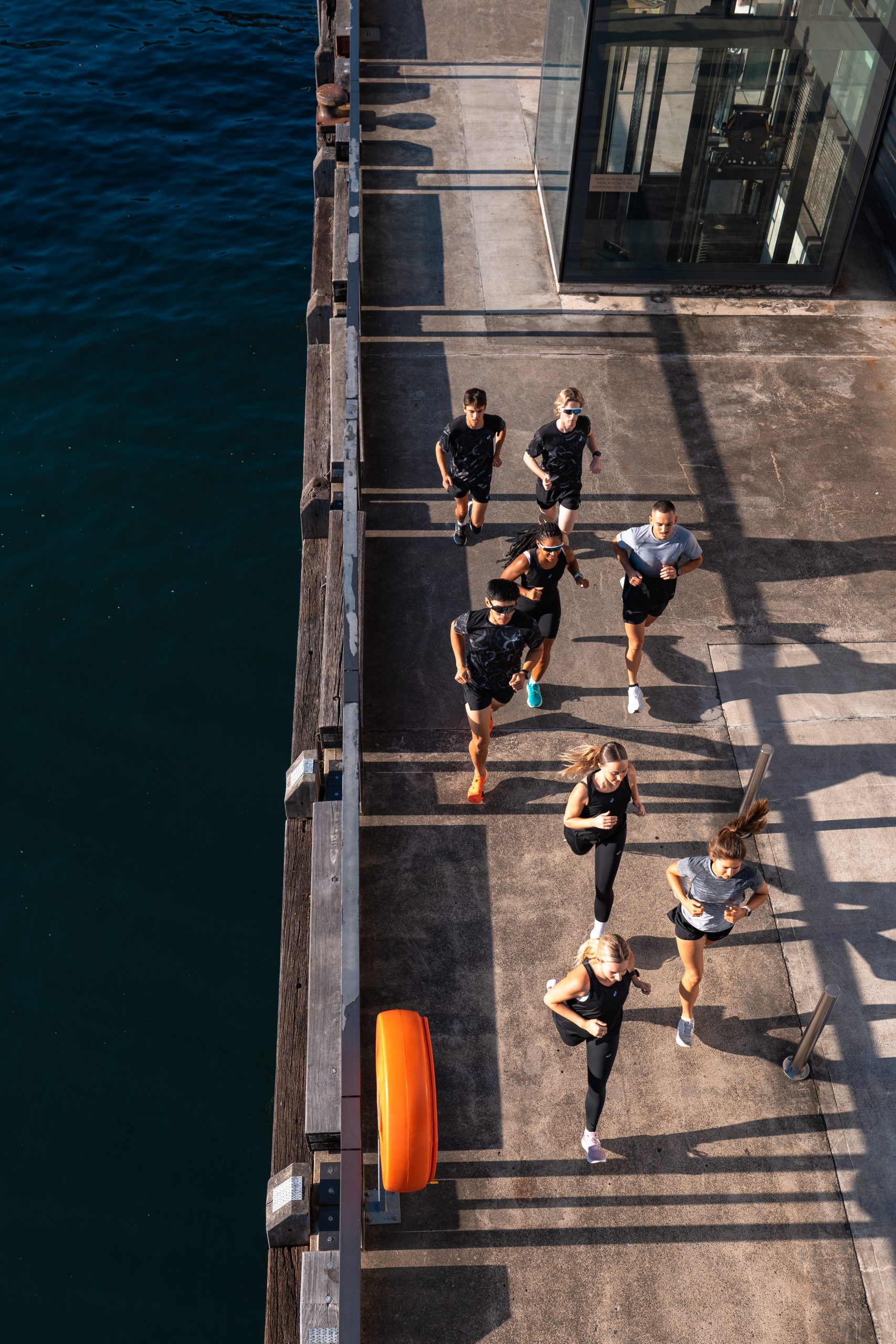 Sydney runners taking part in the Harbour 10