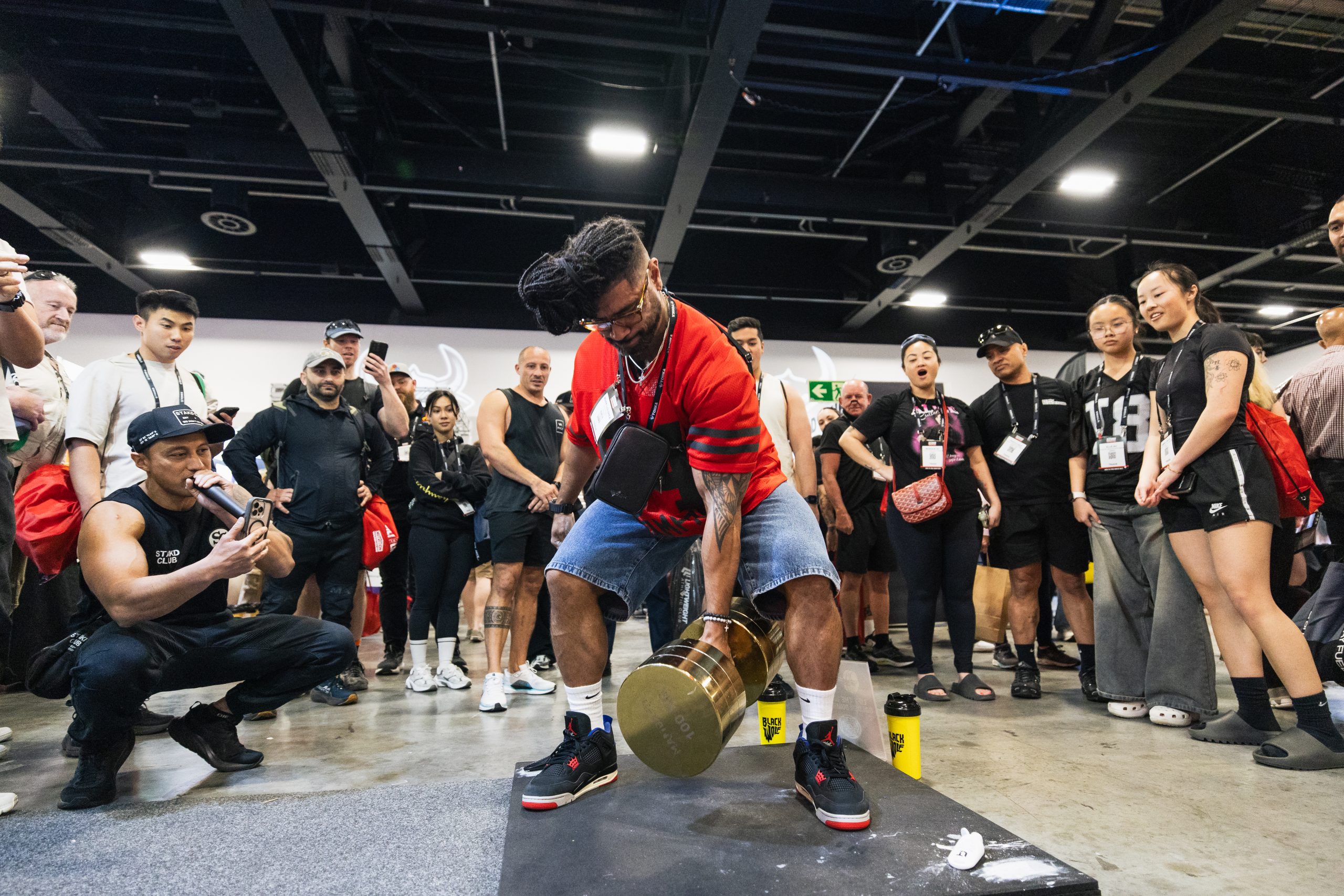 Athletes competing at the AusFitness Expo