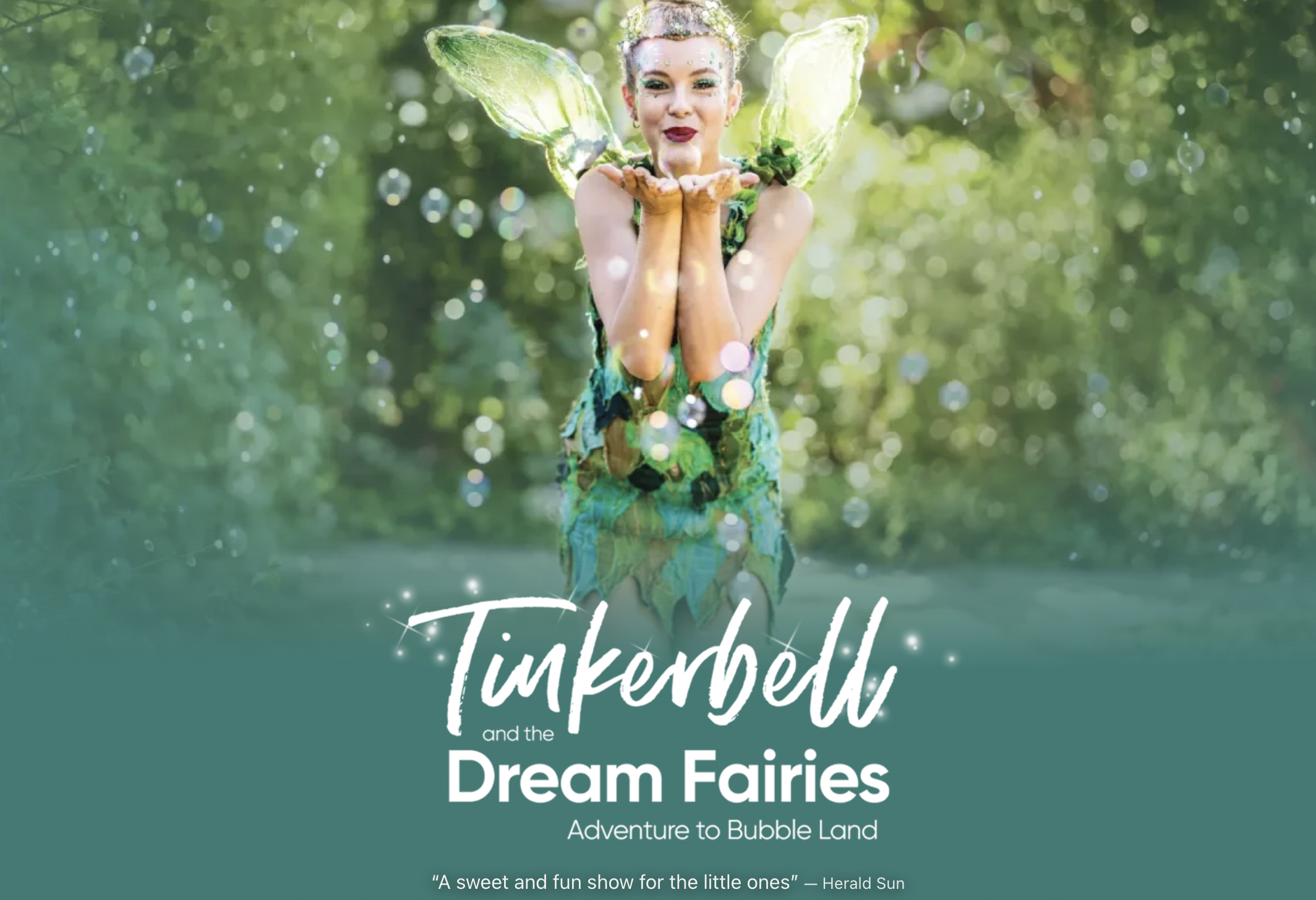 Tinkerbell and the Dream Fairies at the Royal Botanic Garden Sydney