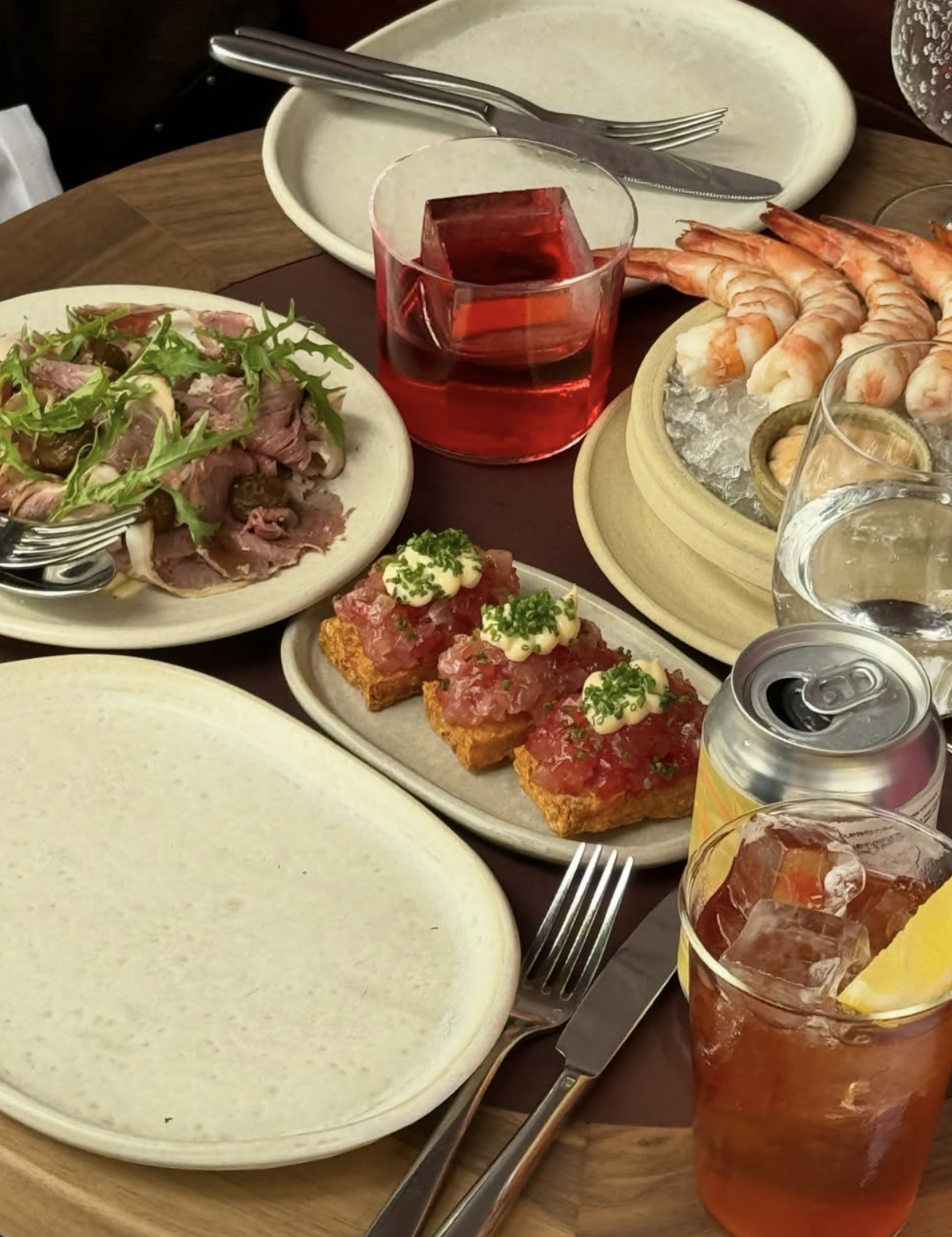 Australian produce dish at Arthur