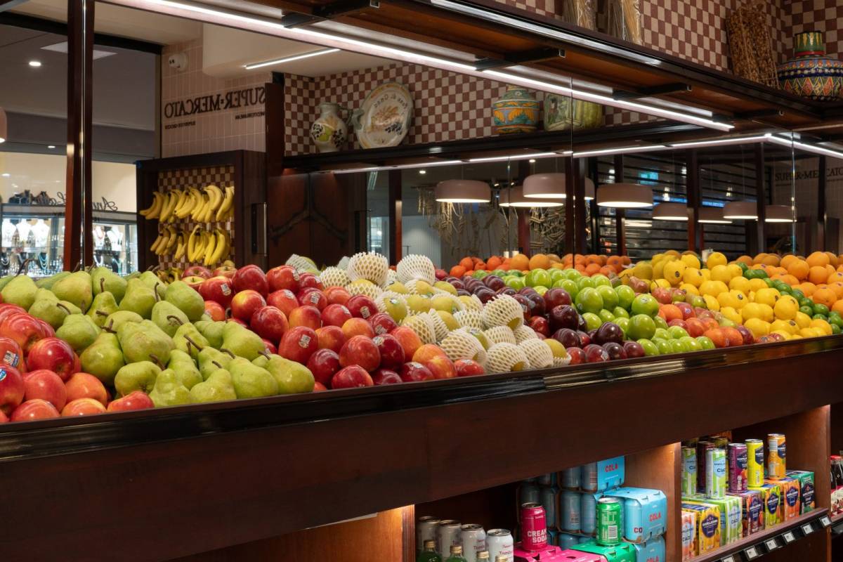 Fresh fruit and produce at Super Mercato Double Bay