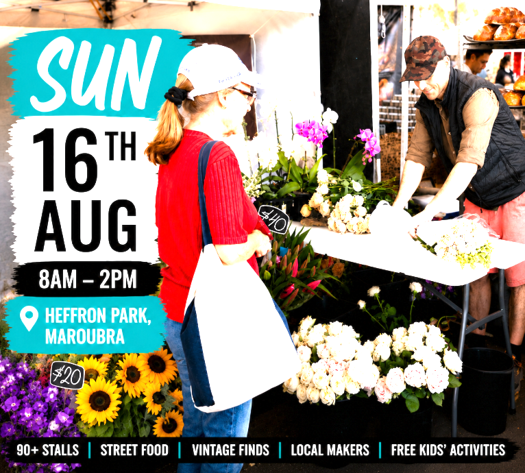 Maroubra’s Heffron Park Markets Are Back THIS SUNDAY