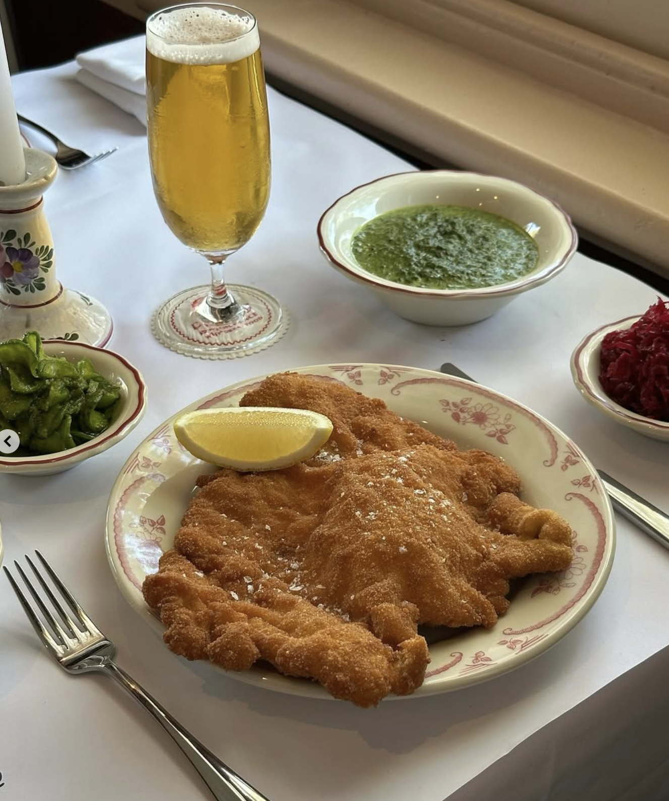 Food served at Corner 75 Hungarian restaurant in Randwick
