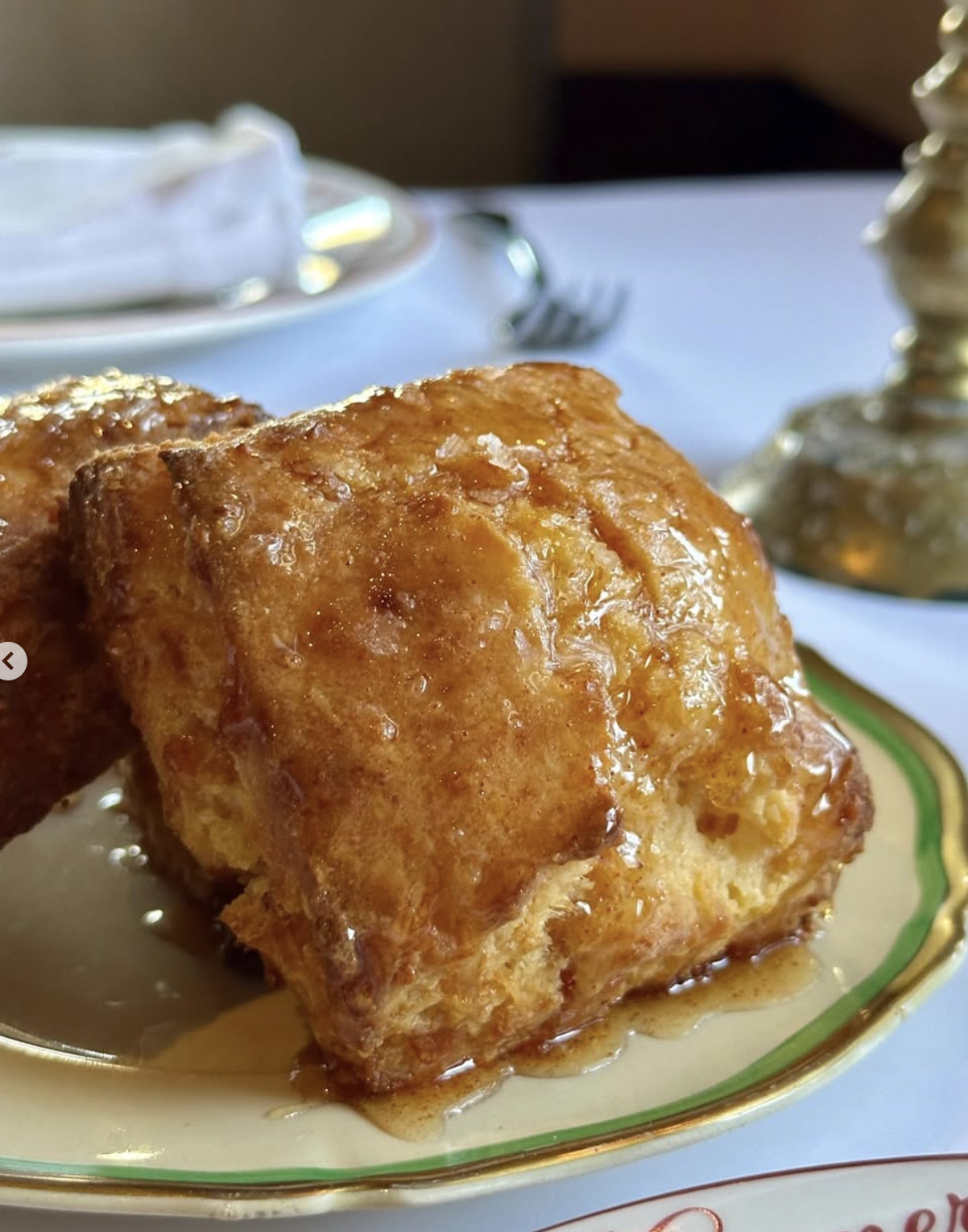 Golden pastry served at Corner 75 Hungarian restaurant in Randwick