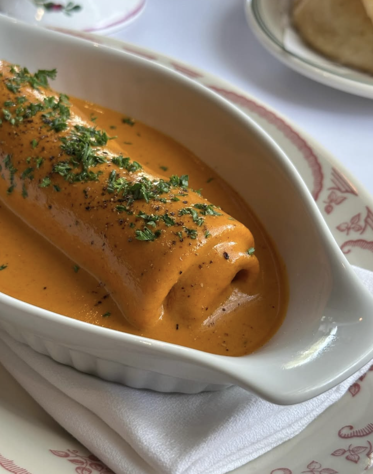 Hungarian dish served in paprika sauce at Corner 75 Randwick