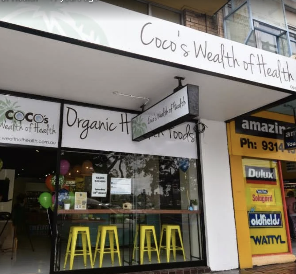 Coco's Wealth of Health Maroubra