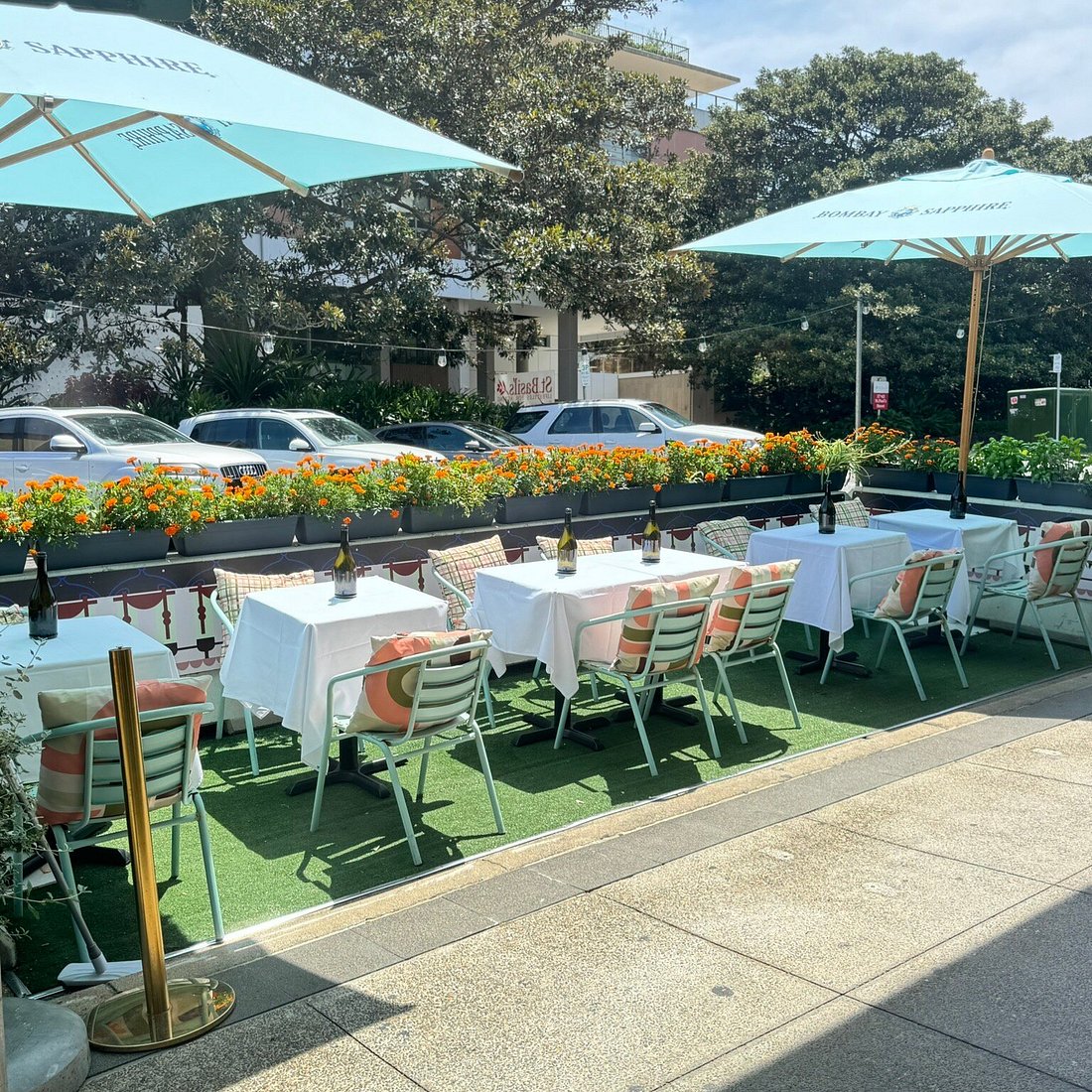 Italian-inspired alfresco dining